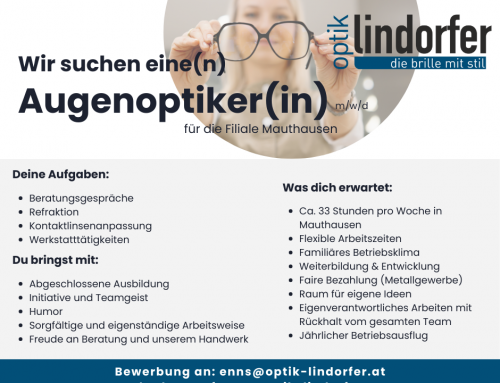 Augenoptiker(in) gesucht